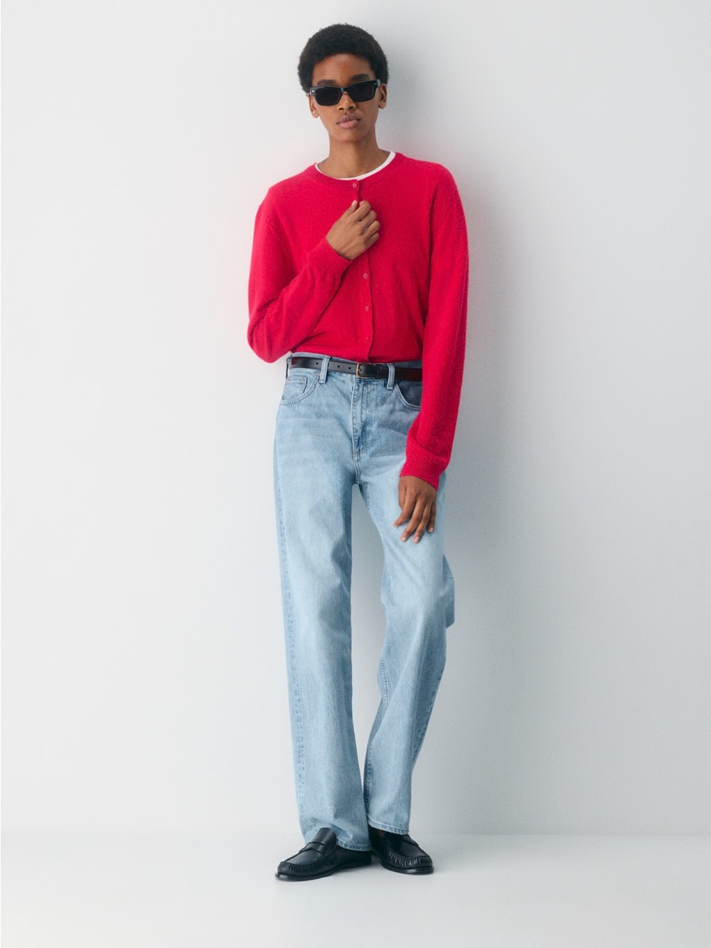 Aritzia Bare Cashmere Noteworthy Cardigan